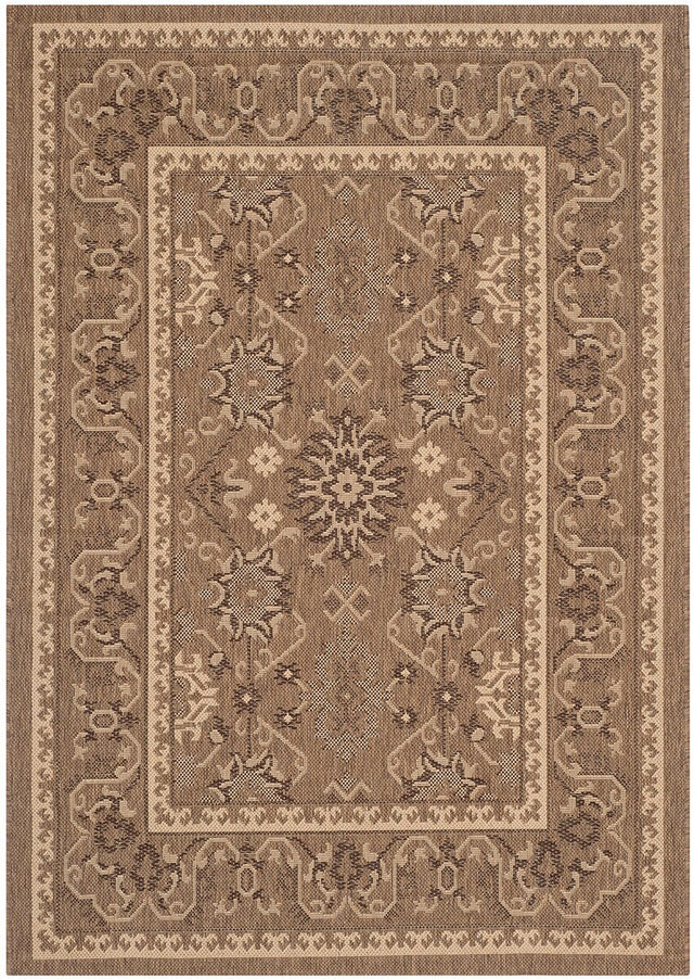 Safavieh Courtyard Cy6727 - 22 Brown / Creme Rugs - Safavieh - cy6727 - 22 - 38