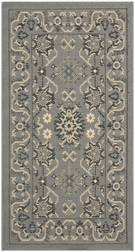 Safavieh Courtyard Cy6727 - 67 Grey / Cream Rugs - Safavieh - cy6727 - 67 - 2