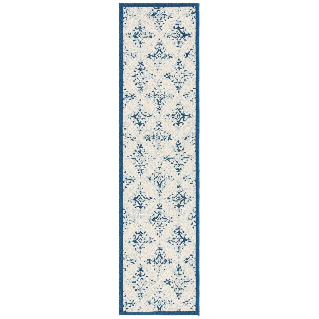 Safavieh Courtyard Cy6784 - 25812 Ivory/Navy Rugs - Safavieh - cy6784 - 25812 - 29