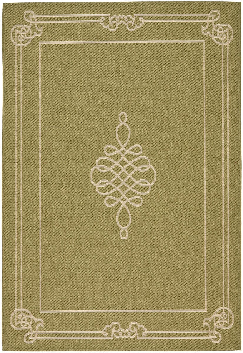 Safavieh Courtyard Cy6788 - 24 Green / Creme Rugs - Safavieh - cy6788 - 24 - 2
