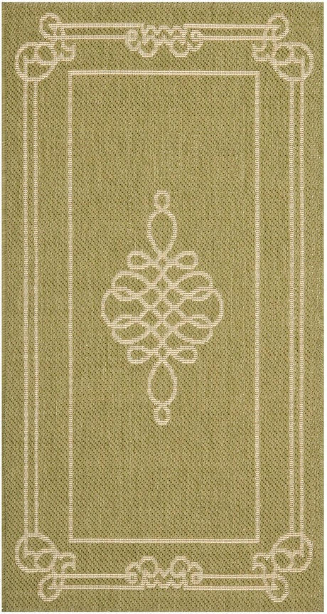 Safavieh Courtyard Cy6788 - 24 Green / Creme Rugs - Safavieh - cy6788 - 24 - 38