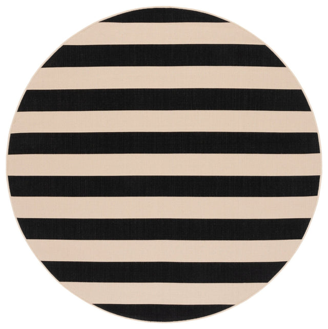 Safavieh Courtyard Cy6812 Beige/Black Rug - Safavieh - cy6812 - 25612 - 7r