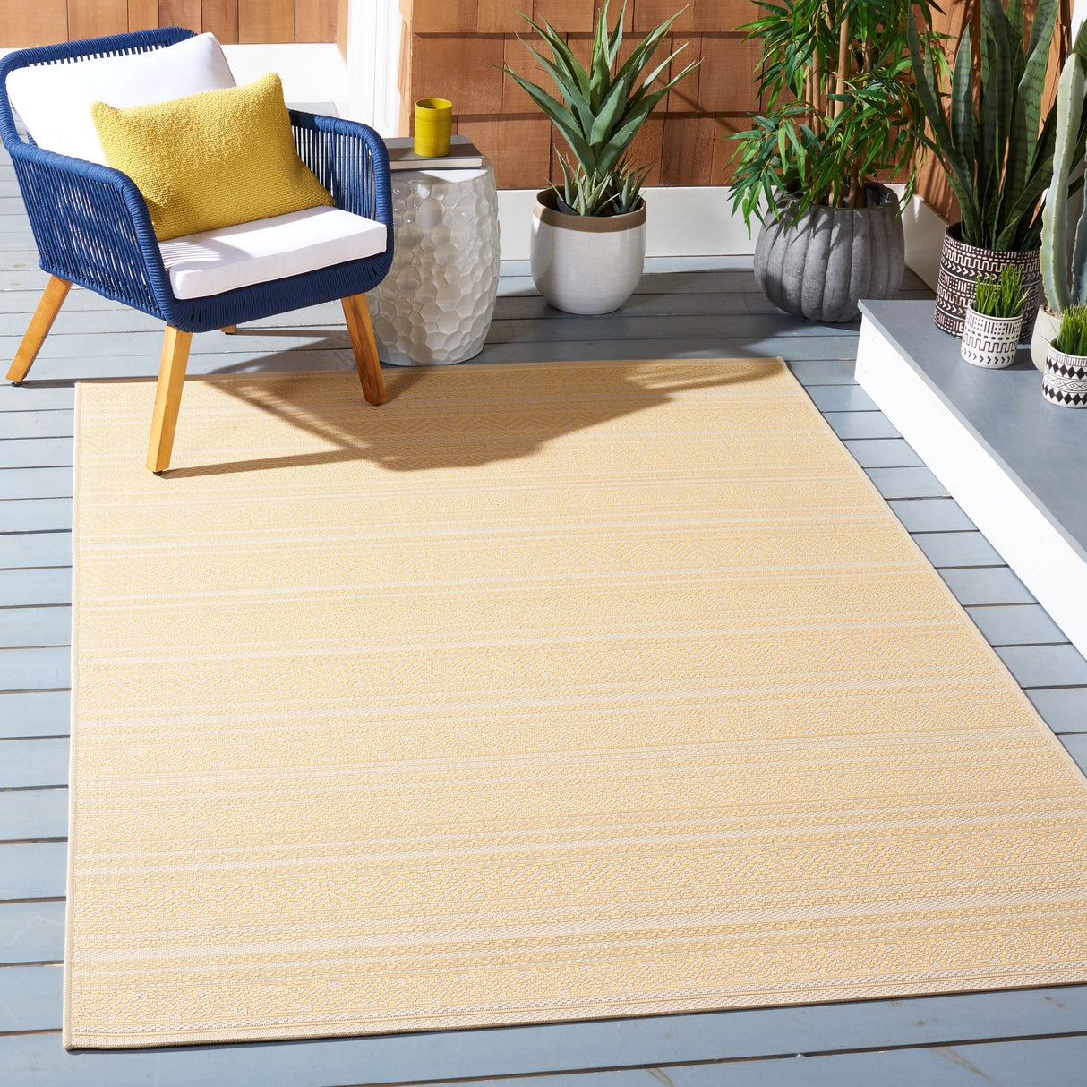 Safavieh Courtyard Cy6866 - 30612 Beige/Gold Rugs - Safavieh - cy6866 - 30612 - 2