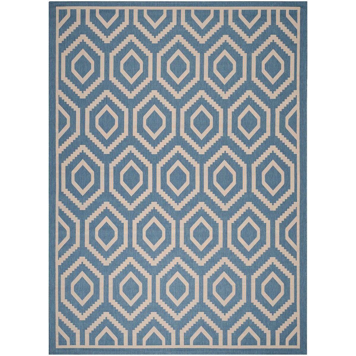 Safavieh Courtyard Cy6902 - 243 Blue / Beige Rugs - Safavieh - cy6902 - 243 - 2