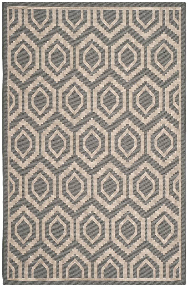 Safavieh Courtyard Cy6902 - 246 Anthracite / Beige Rugs - Safavieh - cy6902 - 246 - 2