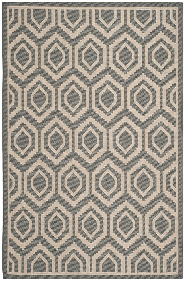 Safavieh Courtyard Cy6902 - 246 Anthracite / Beige Rugs - Safavieh - cy6902 - 246 - 2