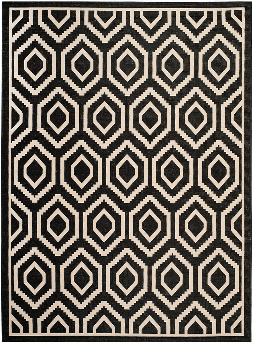 Safavieh Courtyard Cy6902 - 266 Black / Beige Rugs - Safavieh - cy6902 - 266 - 2