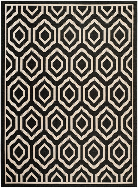 Safavieh Courtyard Cy6902 - 266 Black / Beige Rugs - Safavieh - cy6902 - 266 - 2