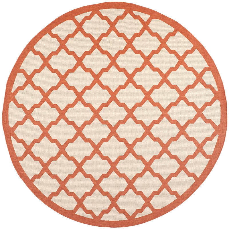 Safavieh Courtyard Cy6903 - 231 Beige / Terracotta Rugs - Safavieh - cy6903 - 231 - 8r