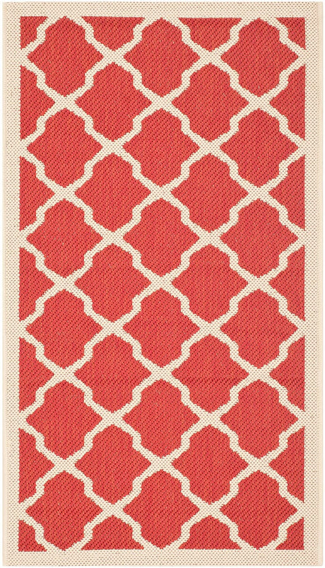 Safavieh Courtyard Cy6903 - 248 Red / Bone Rugs - Safavieh - cy6903 - 248 - 8r