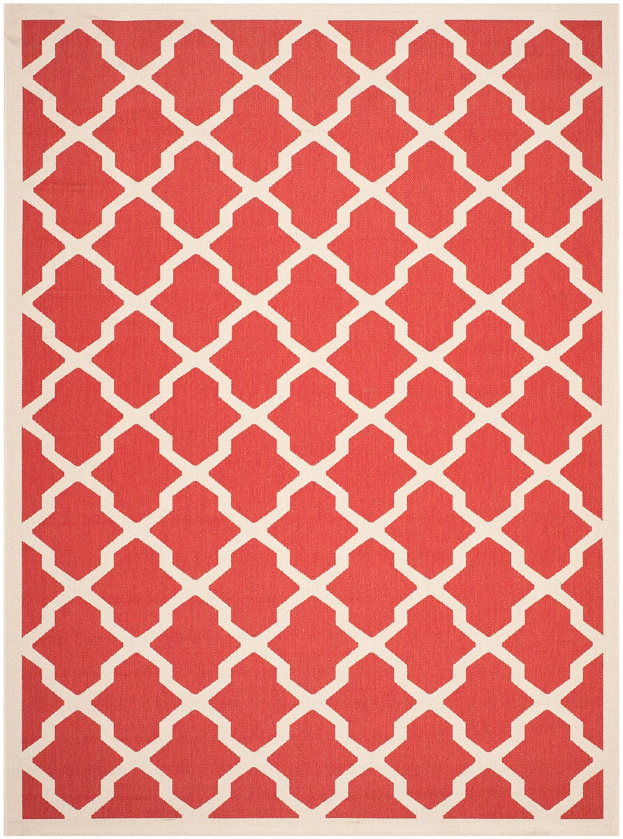 Safavieh Courtyard Cy6903 - 248 Red / Bone Rugs - Safavieh - cy6903 - 248 - 8r