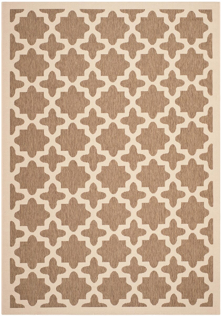 Safavieh Courtyard Cy6913 - 242 Brown / Bone Rugs - Safavieh - cy6913 - 242 - 2