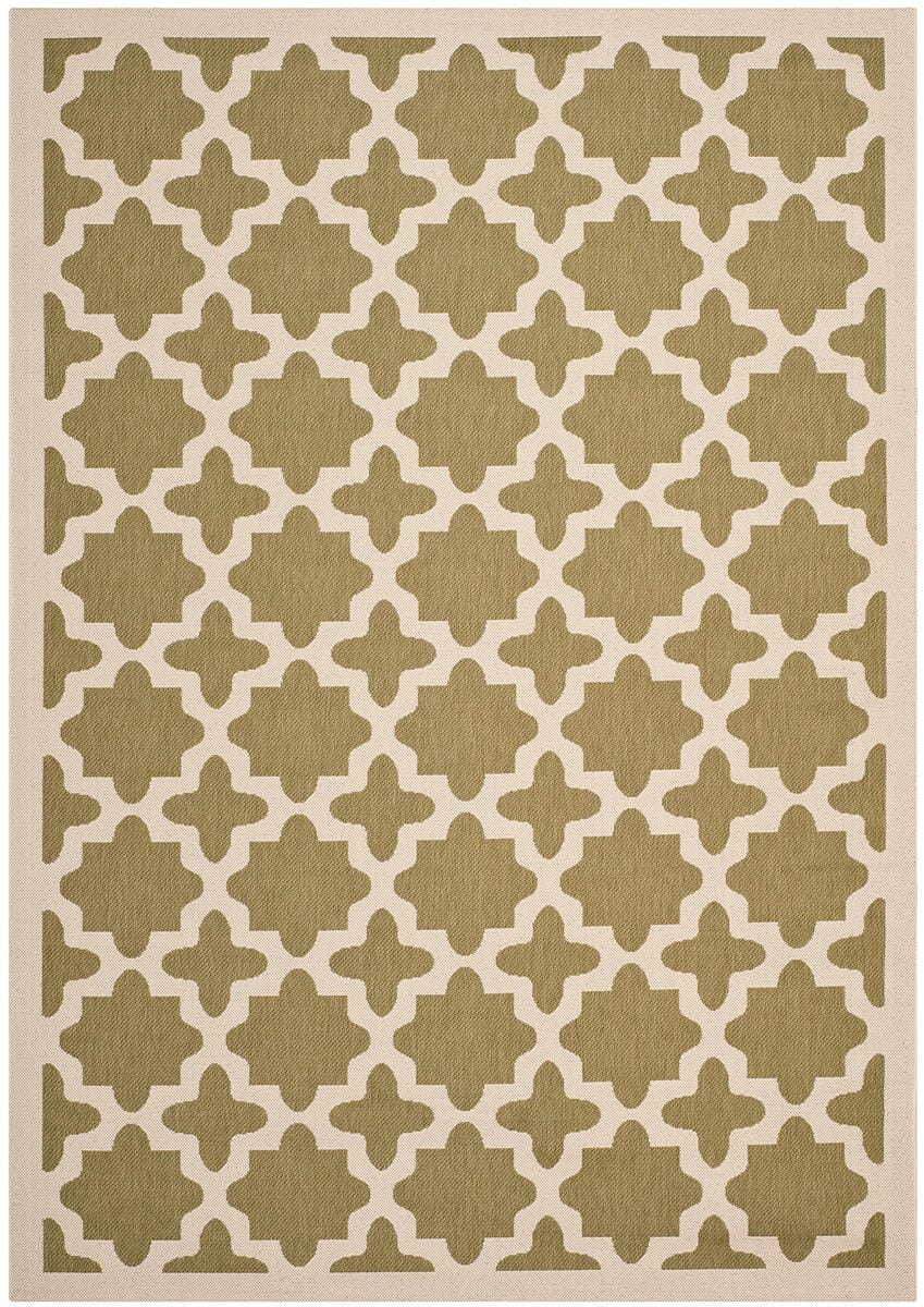 Safavieh Courtyard Cy6913 - 244 Green / Beige Rugs - Safavieh - cy6913 - 244 - 2