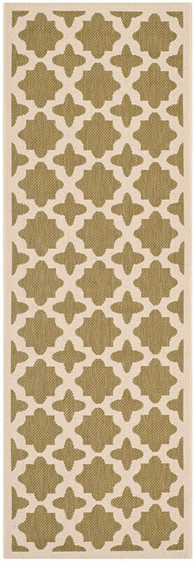 Safavieh Courtyard Cy6913 - 244 Green / Beige Rugs - Safavieh - cy6913 - 244 - 27