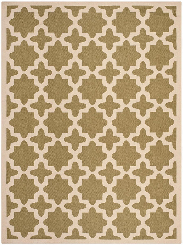 Safavieh Courtyard Cy6913 - 244 Green / Beige Rugs - Safavieh - cy6913 - 244 - 8r