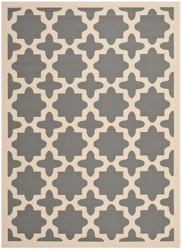 Safavieh Courtyard Cy6913 - 246 Anthracite / Beige Rugs - Safavieh - cy6913 - 246 - 2