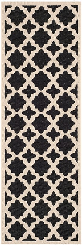 Safavieh Courtyard Cy6913 - 266 Black / Beige Rugs - Safavieh - cy6913 - 266 - 27