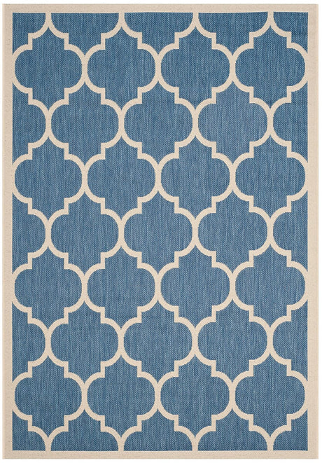Safavieh Courtyard Cy6914 - 243 Blue / Beige Rugs - Safavieh - cy6914 - 243 - 2