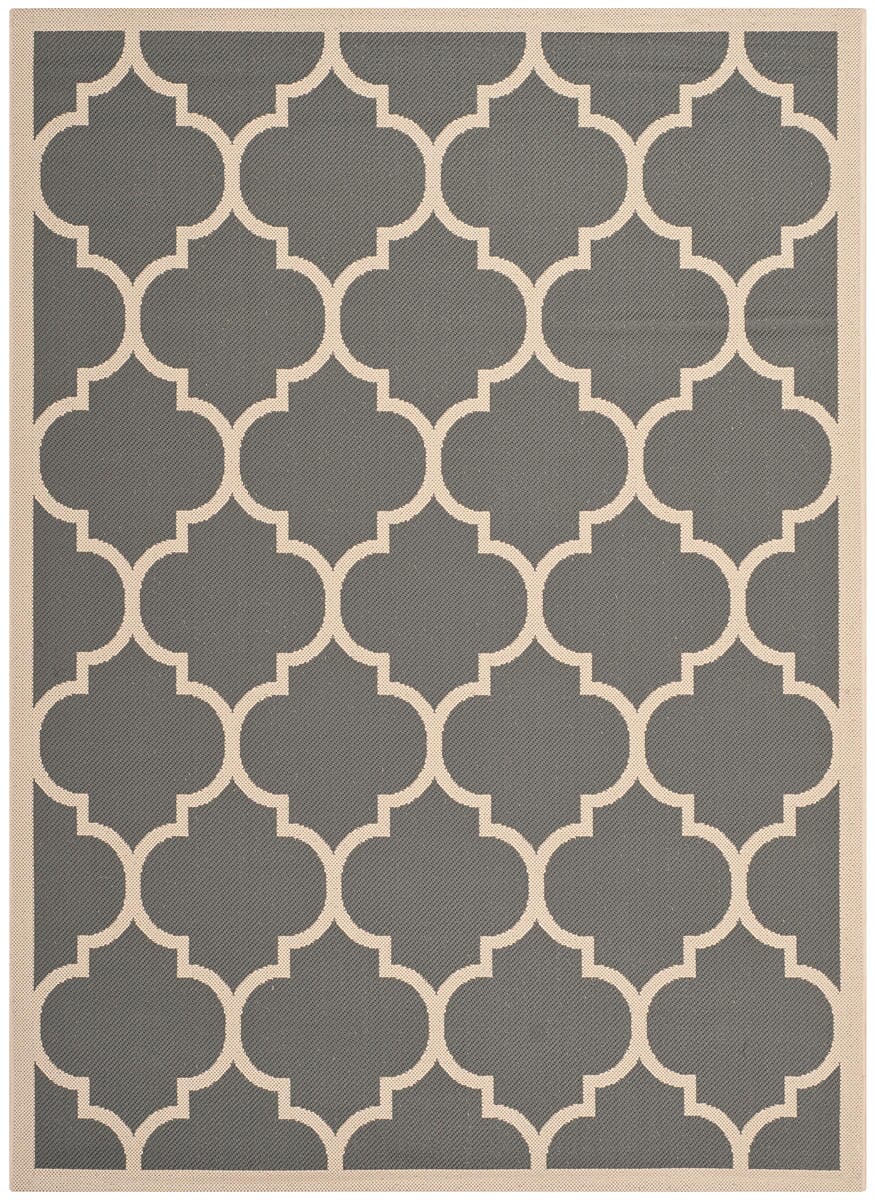 Safavieh Courtyard Cy6914 - 246 Anthracite / Beige Rugs - Safavieh - cy6914 - 246 - 2