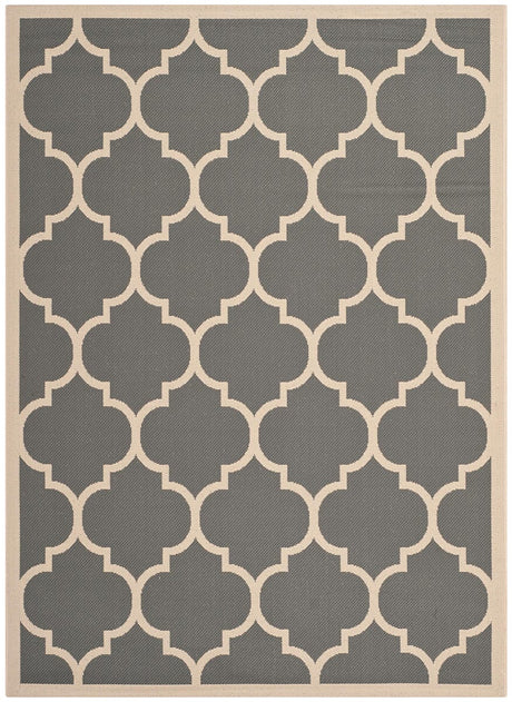 Safavieh Courtyard Cy6914 - 246 Anthracite / Beige Rugs - Safavieh - cy6914 - 246 - 2