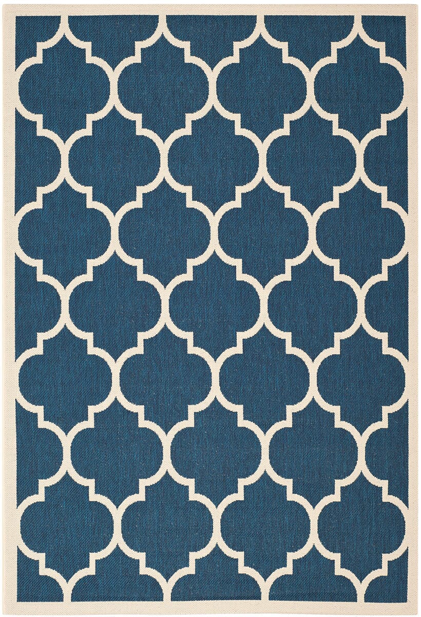 Safavieh Courtyard Cy6914 - 268 Navy / Beige Rugs - Safavieh - cy6914 - 268 - 2