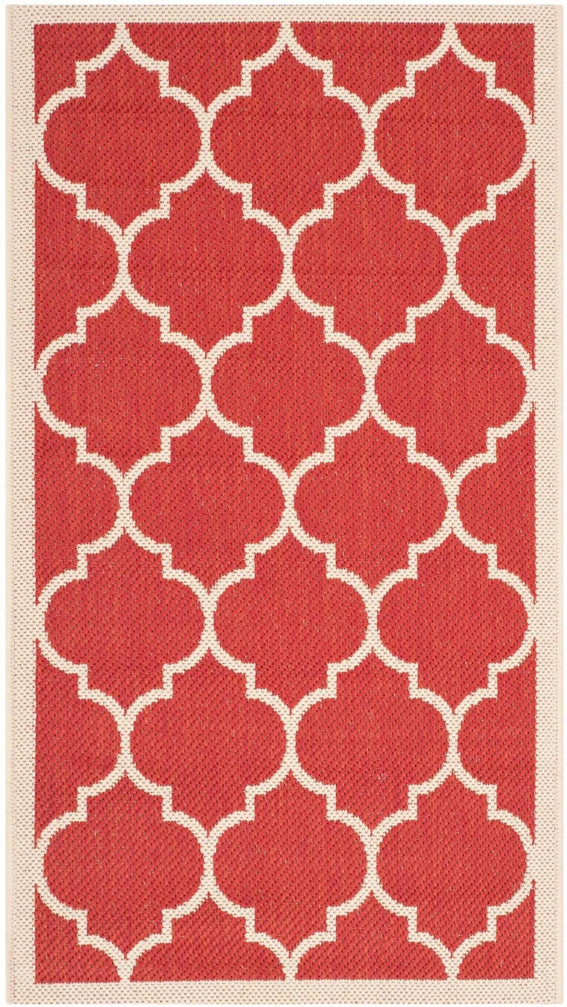 Safavieh Courtyard Cy6914 Red/Bone Rug - Safavieh - cy6914 - 248 - 4r