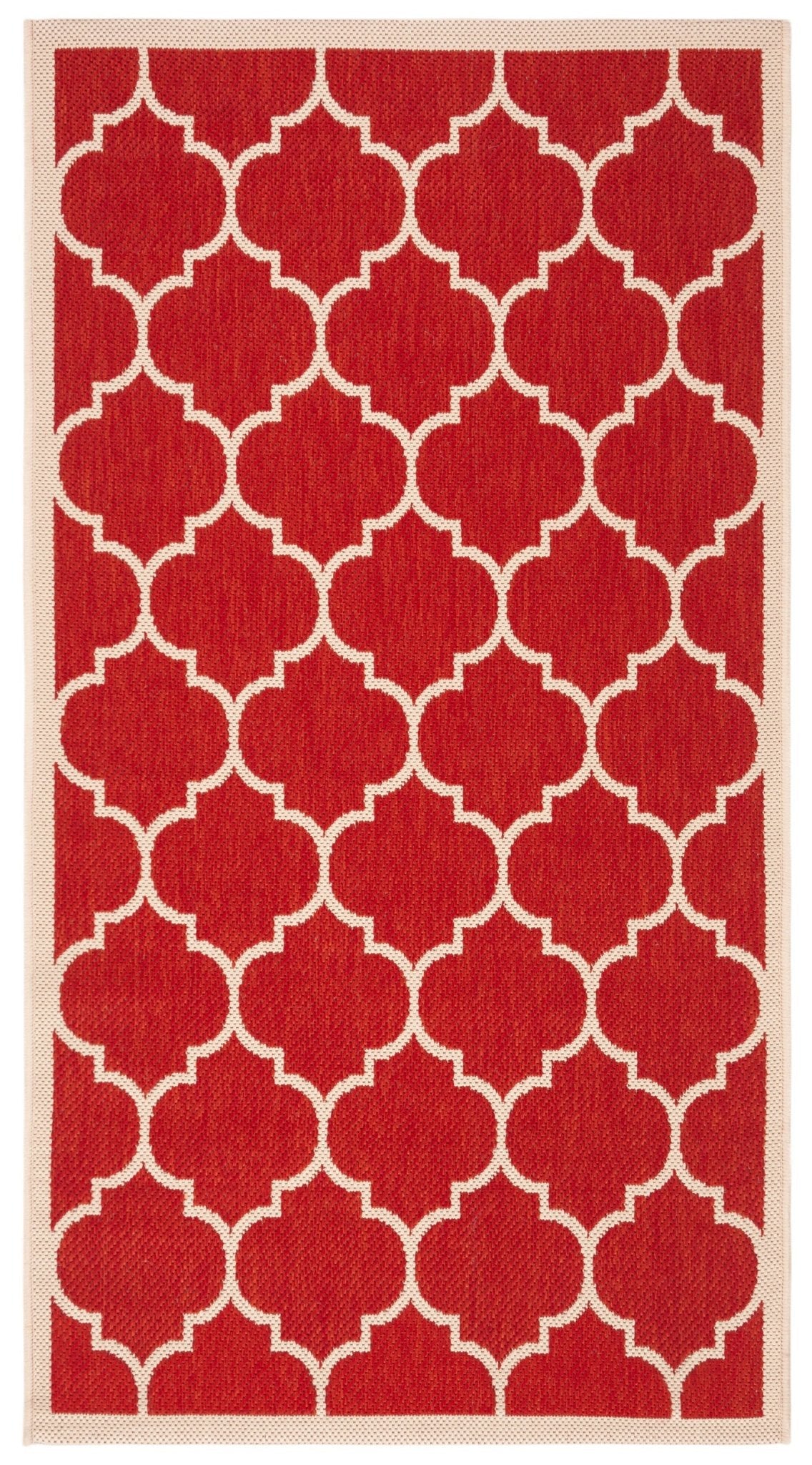 Safavieh Courtyard Cy6914 Red/Bone Rug - Safavieh - cy6914 - 248 - 4r