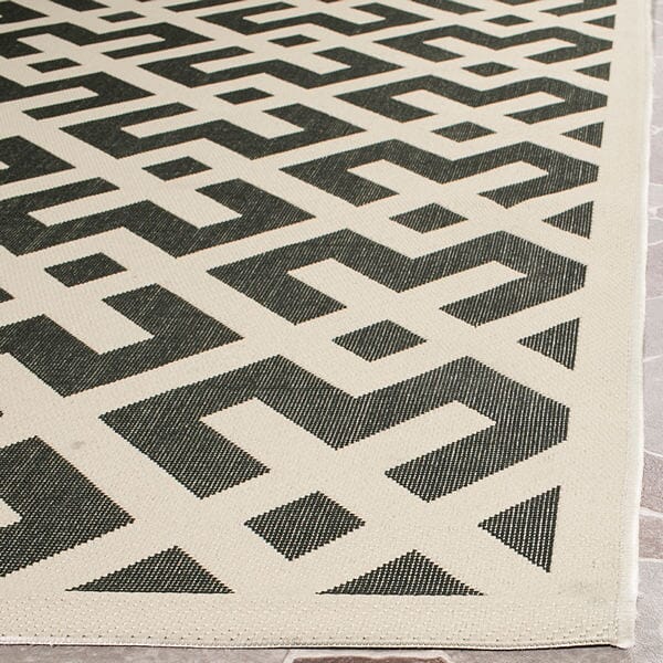 Safavieh Courtyard Cy6915 - 216 Black / Beige Rugs - Safavieh - cy6915 - 216 - 2