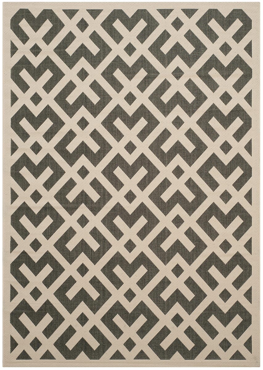 Safavieh Courtyard Cy6915 - 216 Black / Beige Rugs - Safavieh - cy6915 - 216 - 2
