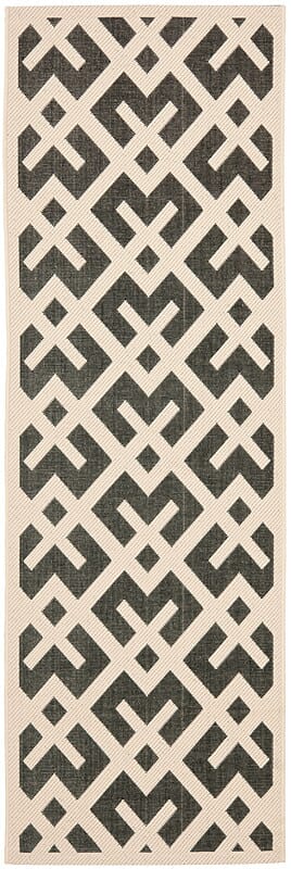 Safavieh Courtyard Cy6915 - 216 Black / Beige Rugs - Safavieh - cy6915 - 216 - 27