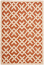 Safavieh Courtyard Cy6915 - 231 Terracotta / Bone Rugs - Safavieh - cy6915 - 231 - 2