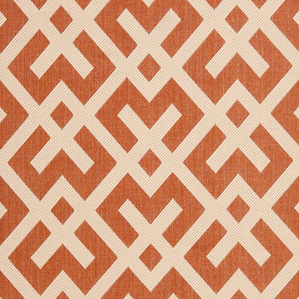 Safavieh Courtyard Cy6915 - 231 Terracotta / Bone Rugs - Safavieh - cy6915 - 231 - 2