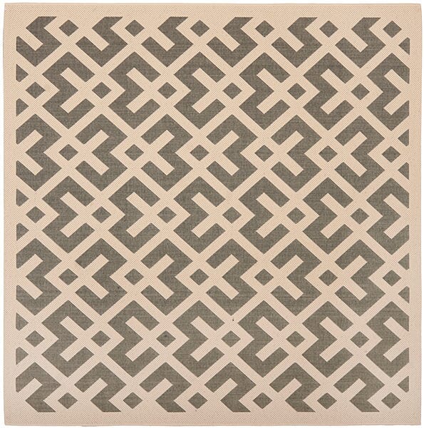 Safavieh Courtyard Cy6915 - 236 Grey / Bone Rugs - Safavieh - cy6915 - 236 - 4sq