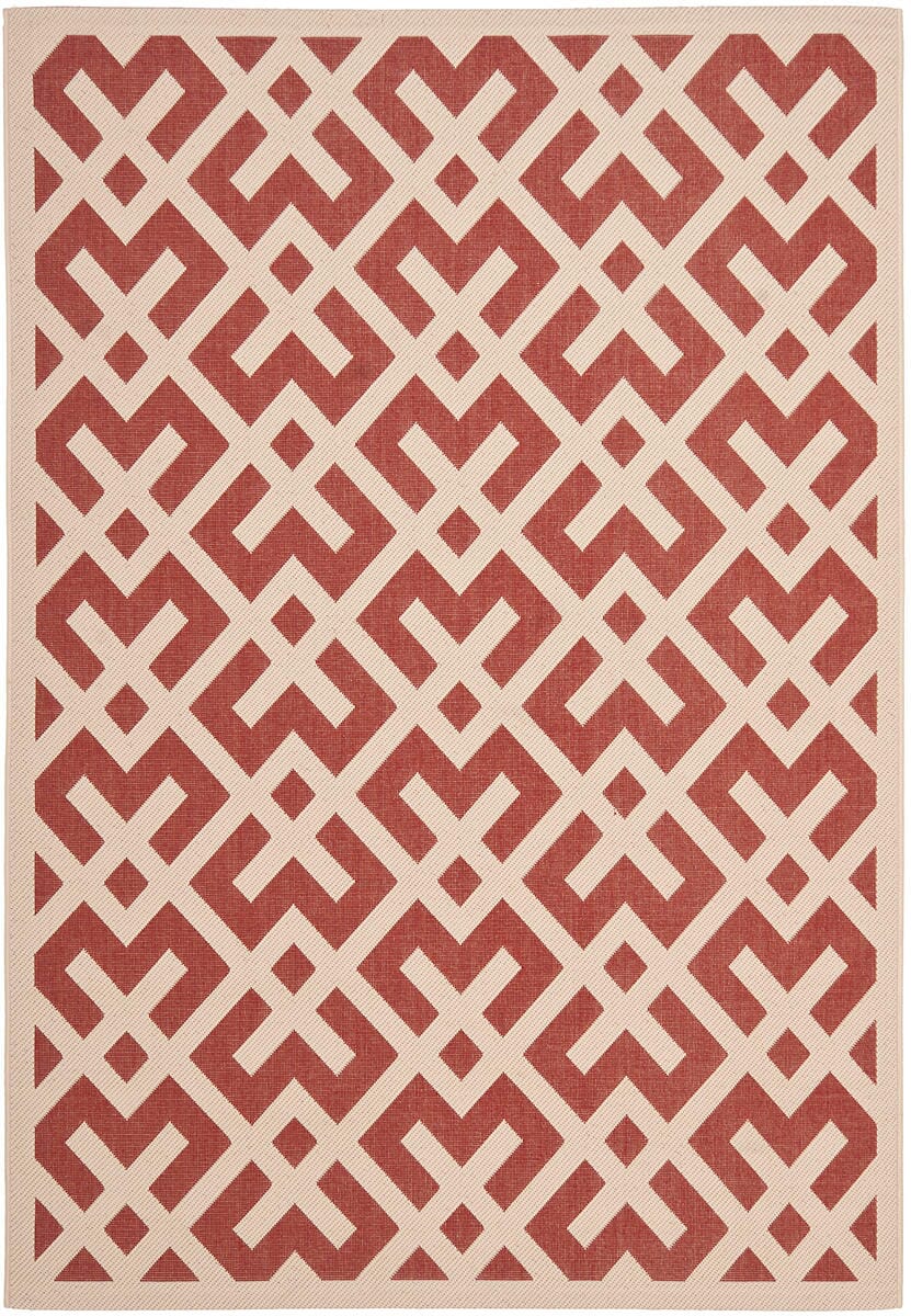 Safavieh Courtyard Cy6915 - 238 Red / Bone Rugs - Safavieh - cy6915 - 238 - 2
