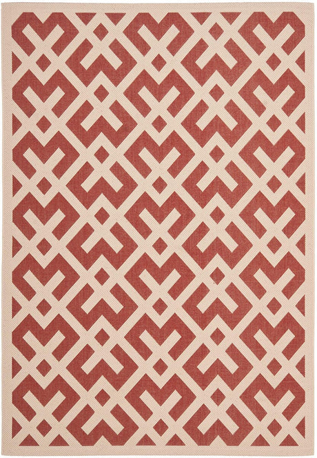 Safavieh Courtyard Cy6915 - 238 Red / Bone Rugs - Safavieh - cy6915 - 238 - 2
