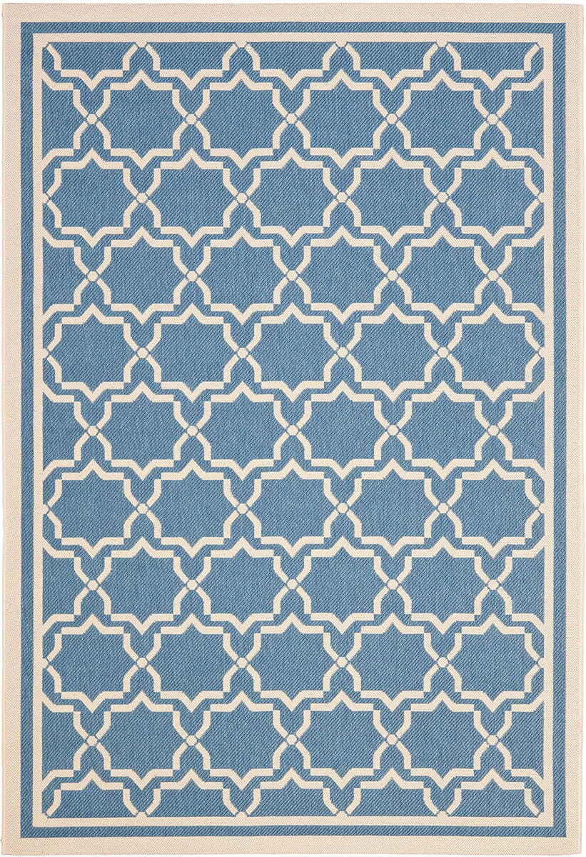 Safavieh Courtyard Cy6916 - 243 Blue / Beige Rugs - Safavieh - cy6916 - 243 - 2