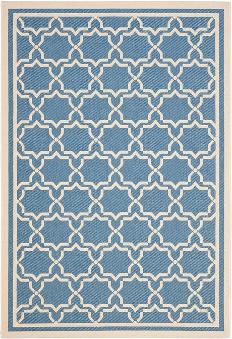 Safavieh Courtyard Cy6916 - 243 Blue / Beige Rugs - Safavieh - cy6916 - 243 - 2