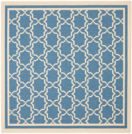 Safavieh Courtyard Cy6916 - 243 Blue / Beige Rugs - Safavieh - cy6916 - 243 - 7sq