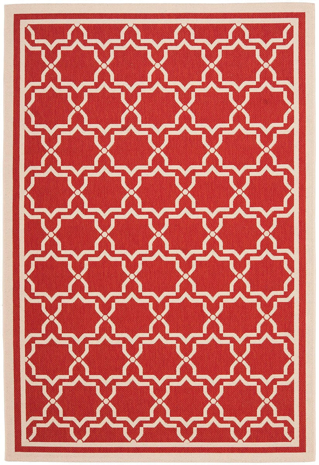 Safavieh Courtyard Cy6916 - 248 Red / Bone Rugs - Safavieh - cy6916 - 248 - 2