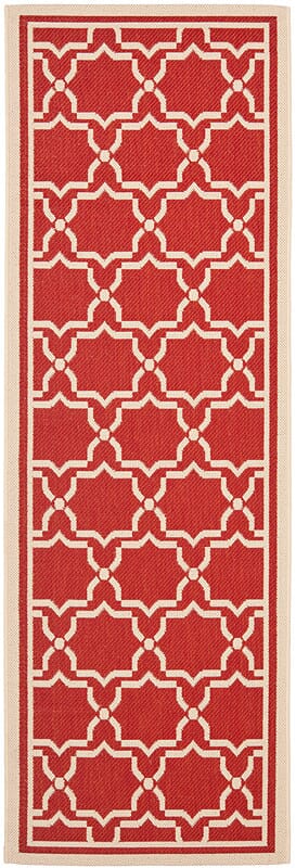 Safavieh Courtyard Cy6916 - 248 Red / Bone Rugs - Safavieh - cy6916 - 248 - 27