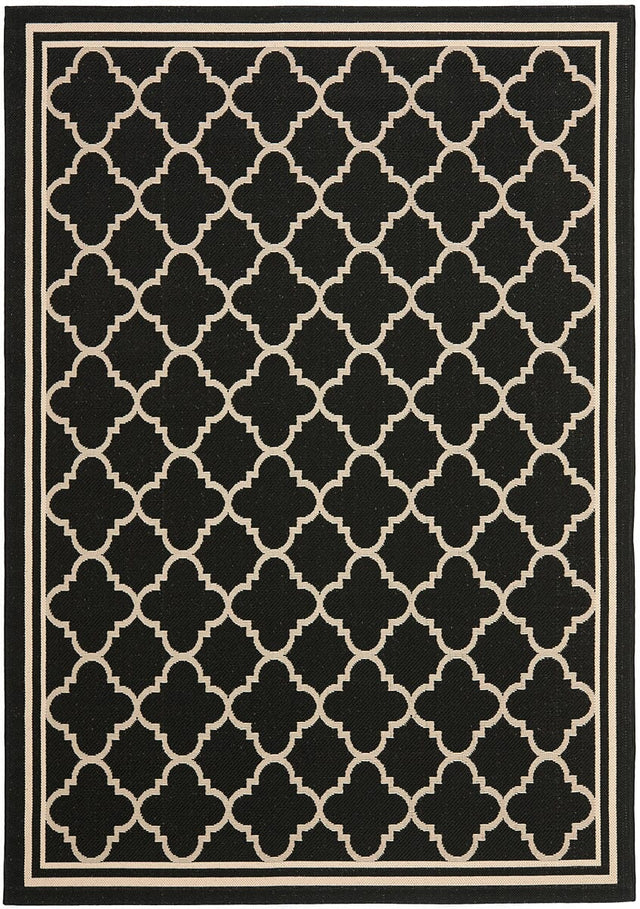 Safavieh Courtyard Cy6918 - 226 Black / Beige Rugs - Safavieh - cy6918 - 226 - 2