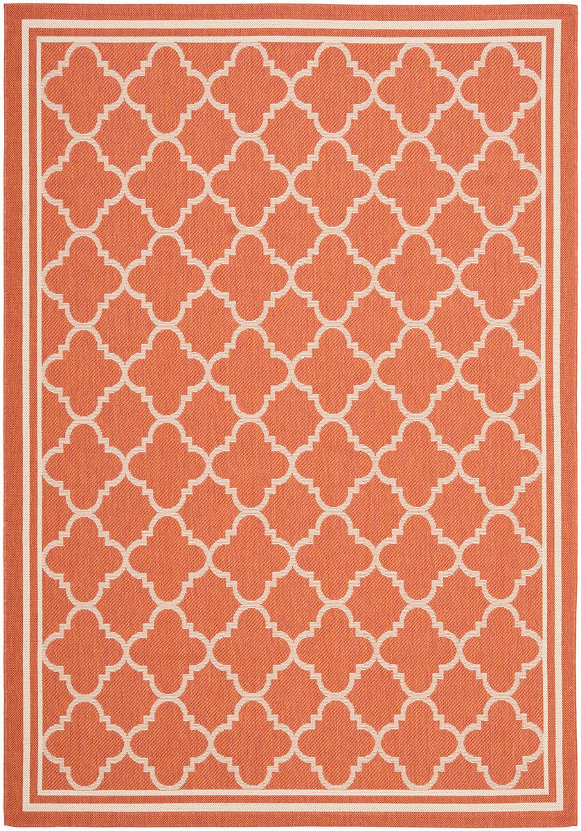 Safavieh Courtyard Cy6918 - 241 Terracotta / Bone Rugs - Safavieh - cy6918 - 241 - 2
