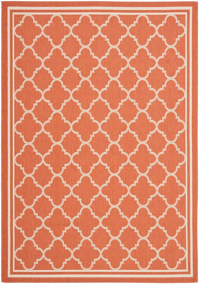 Safavieh Courtyard Cy6918 - 241 Terracotta / Bone Rugs - Safavieh - cy6918 - 241 - 2