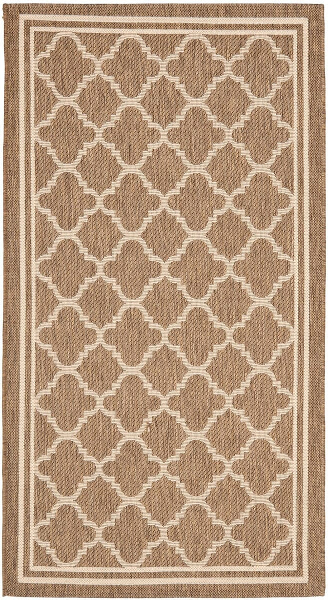 Safavieh Courtyard Cy6918 - 242 Brown / Bone Rugs - Safavieh - cy6918 - 242 - 4r