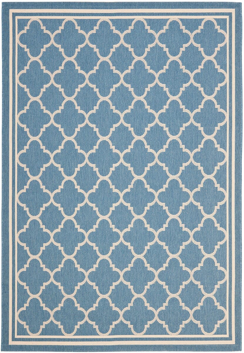 Safavieh Courtyard Cy6918 - 243 Blue / Beige Rugs - Safavieh - cy6918 - 243 - 2