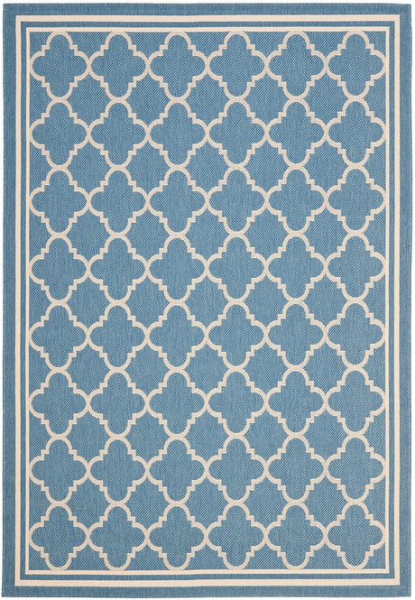Safavieh Courtyard Cy6918 - 243 Blue / Beige Rugs - Safavieh - cy6918 - 243 - 2