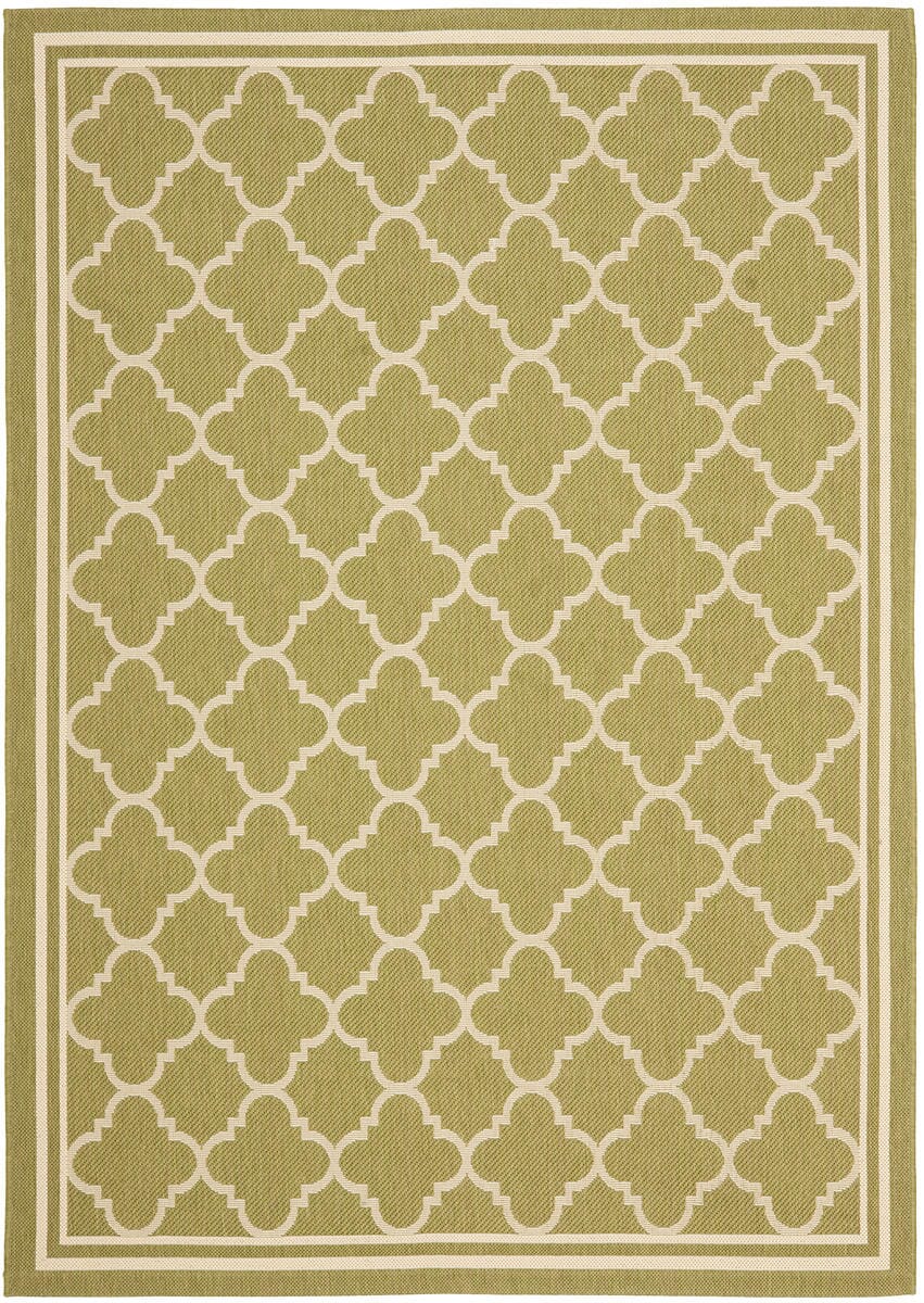 Safavieh Courtyard Cy6918 - 244 Green / Beige Rugs - Safavieh - cy6918 - 244 - 2