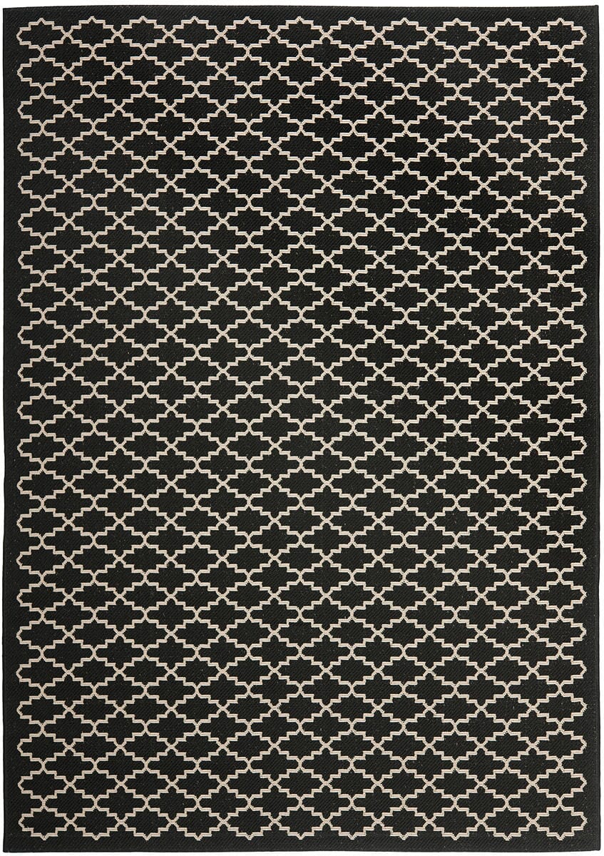 Safavieh Courtyard Cy6919 - 226 Black / Beige Rugs - Safavieh - cy6919 - 226 - 2