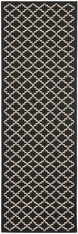 Safavieh Courtyard Cy6919 - 226 Black / Beige Rugs - Safavieh - cy6919 - 226 - 27