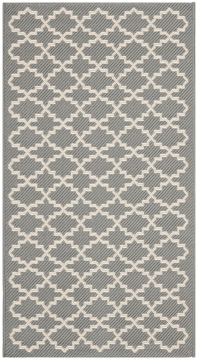 Safavieh Courtyard Cy6919 - 246 Anthracite / Beige Rugs - Safavieh - cy6919 - 246 - 4r